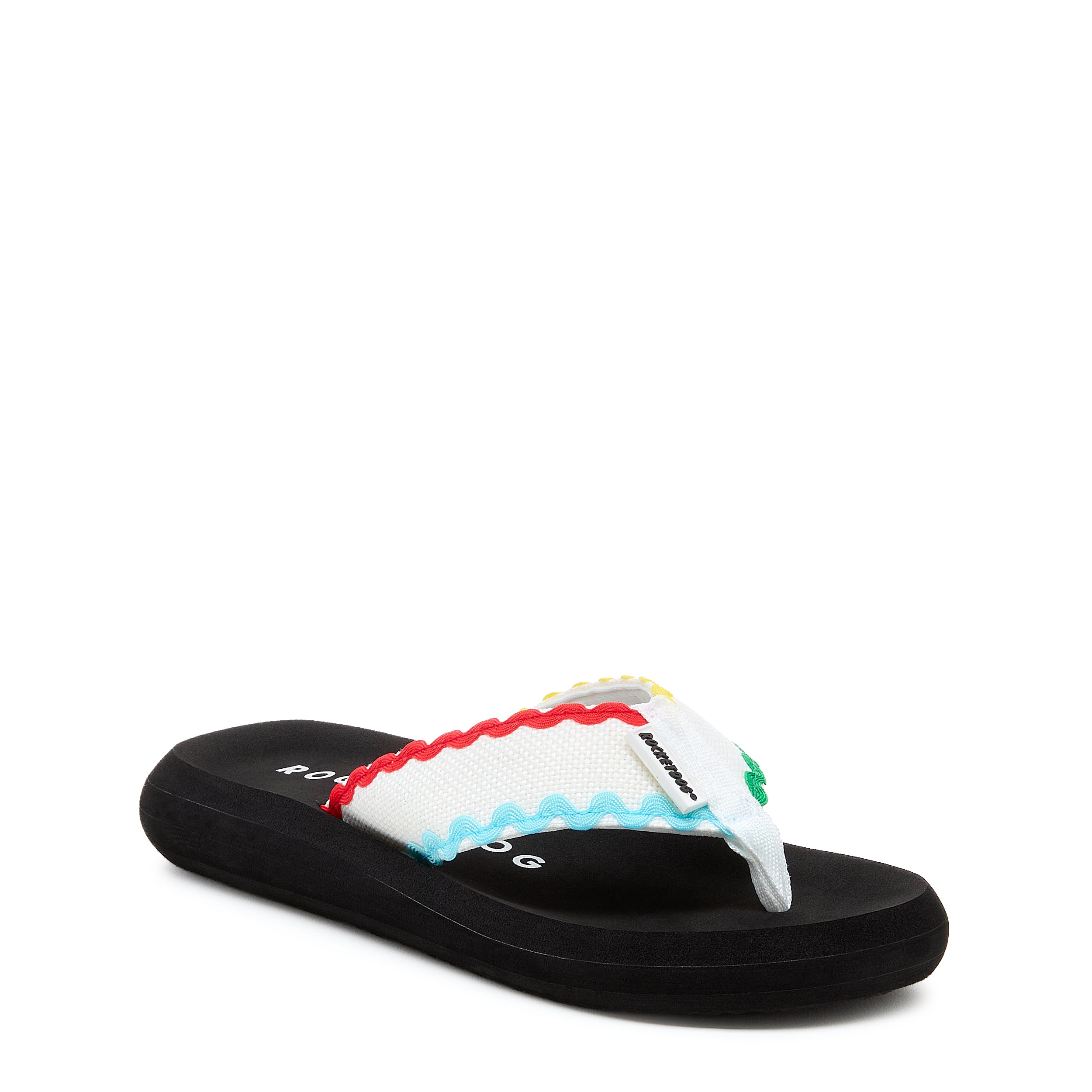 Women's white flip flop, casual and comfortable – Rocket Dog Spotlight
