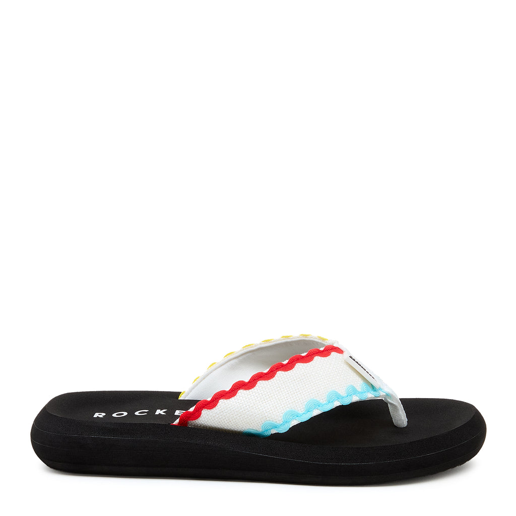 Rocket Dog Spotlight white flip flop, women's casual shoe