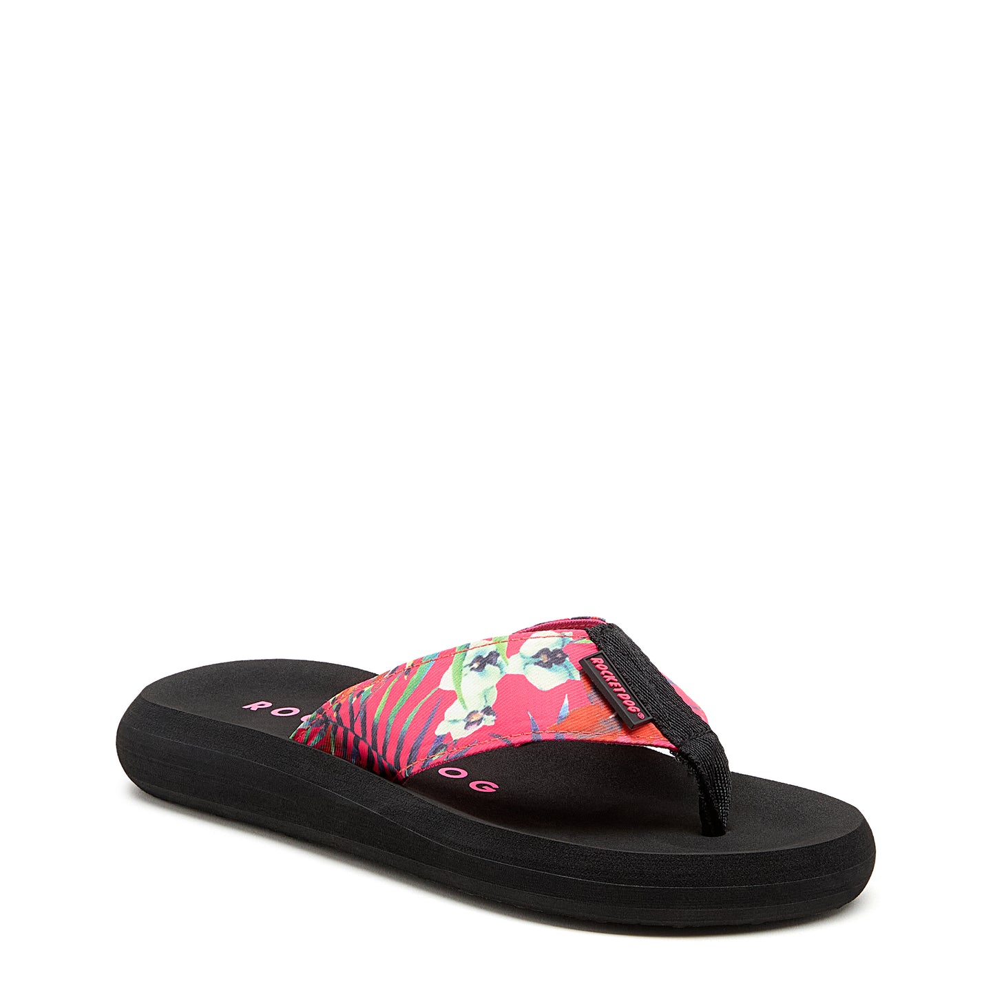 Spotlight Pink Tropix Flip Flops