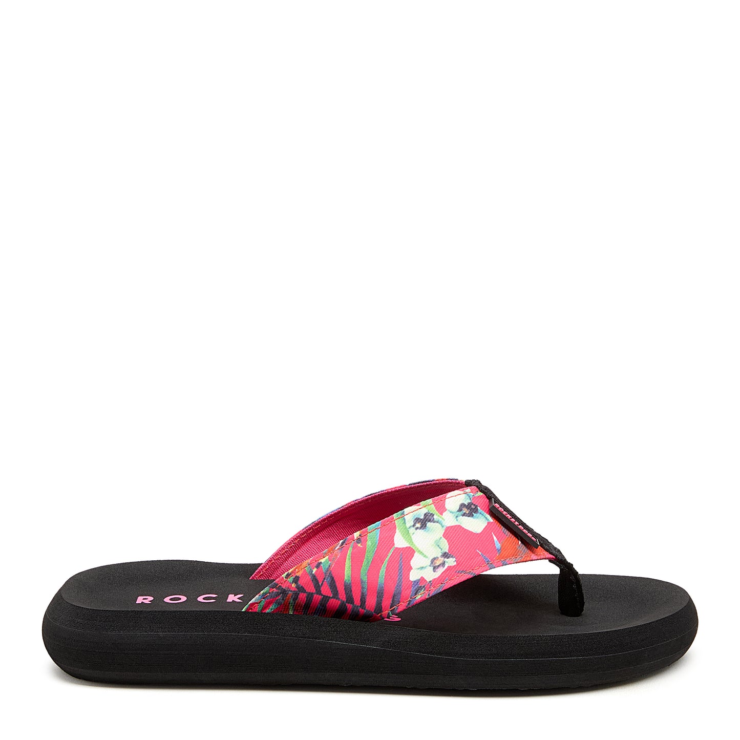 Spotlight Pink Tropix Flip Flops