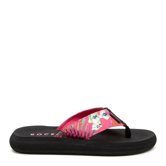 Spotlight Pink Tropix Flip Flops