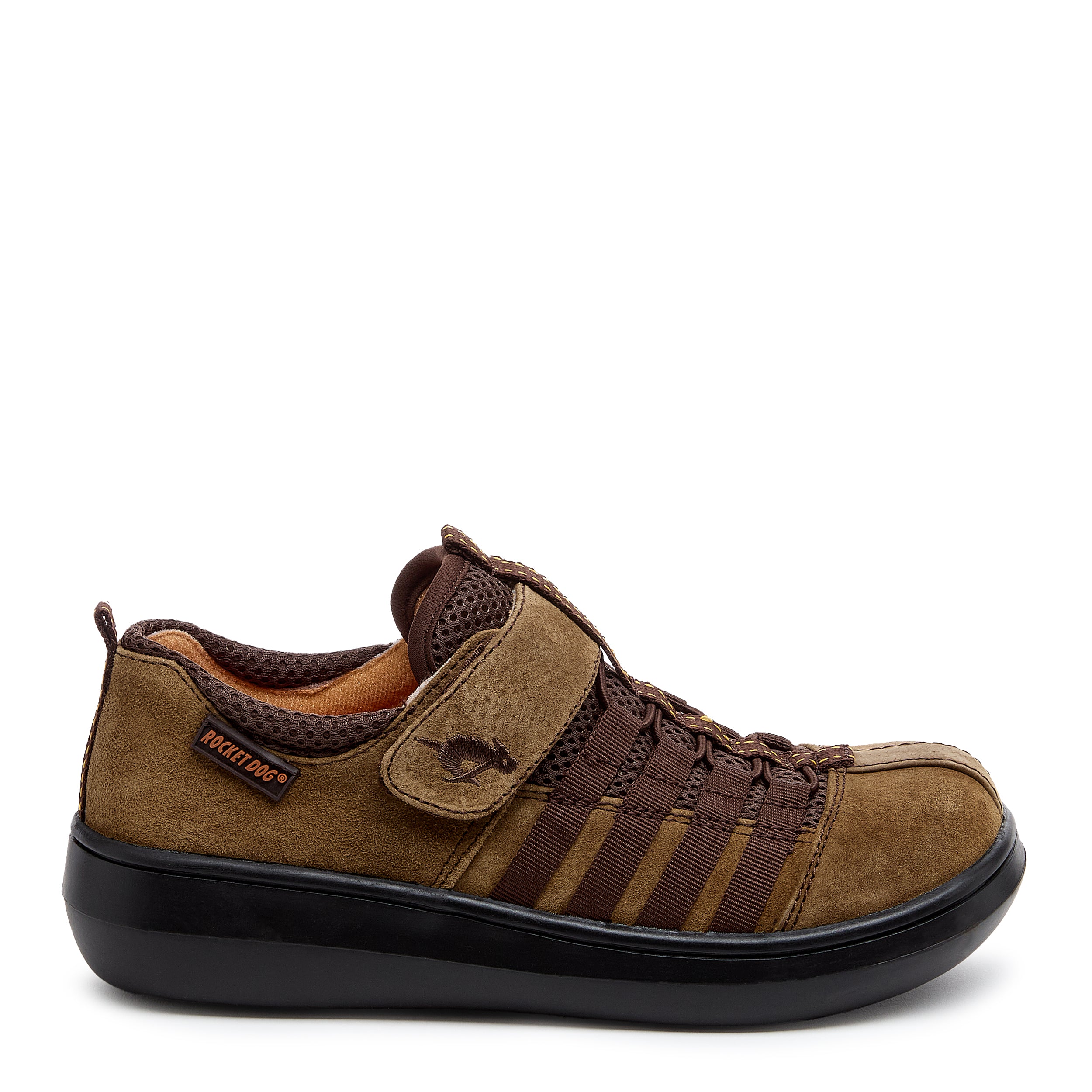 Rocket Dog Stoker brown nubuck sneaker, women's playful shoe
