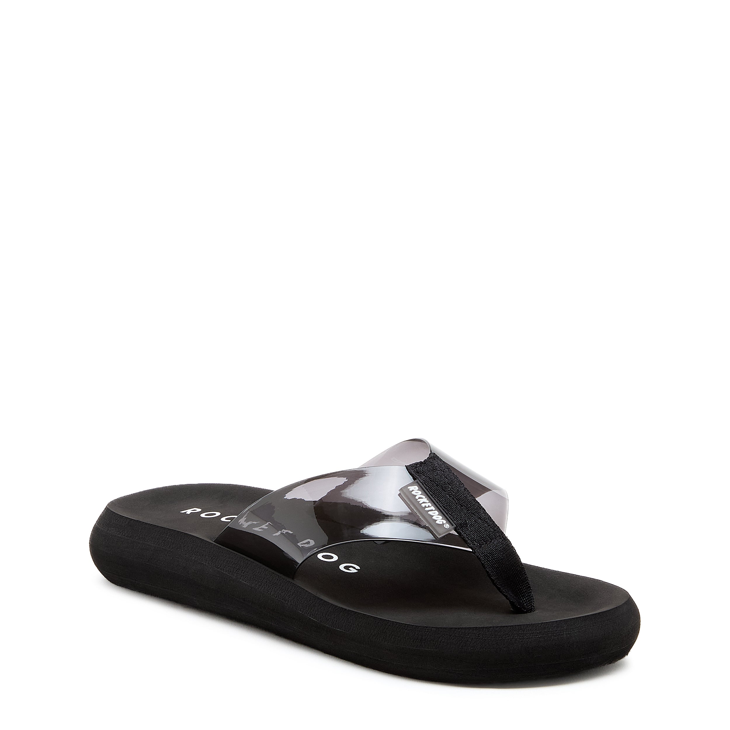 Women's clear flip flop, casual and comfortable – Rocket Dog Sunset