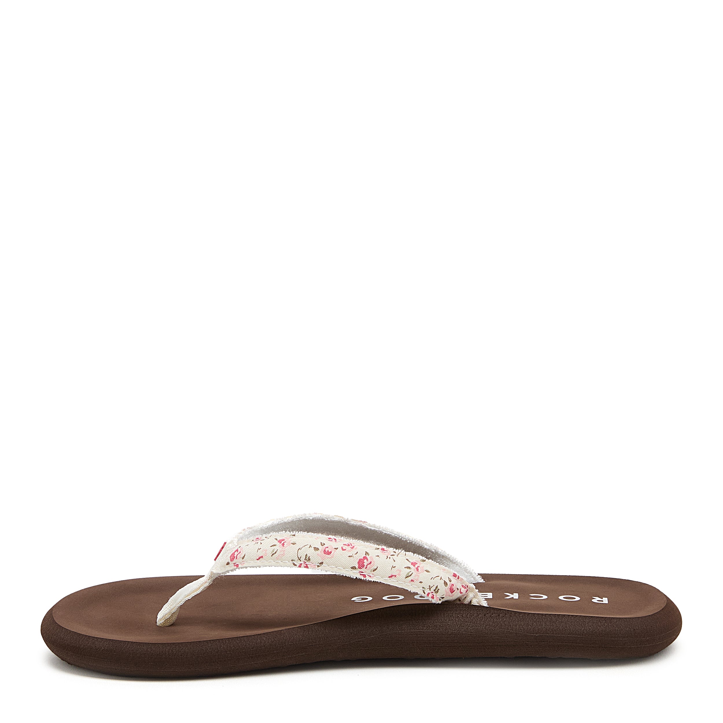 Natural slim flip flop with cushioned footbed, women's casual style – Rocket Dog Sunset