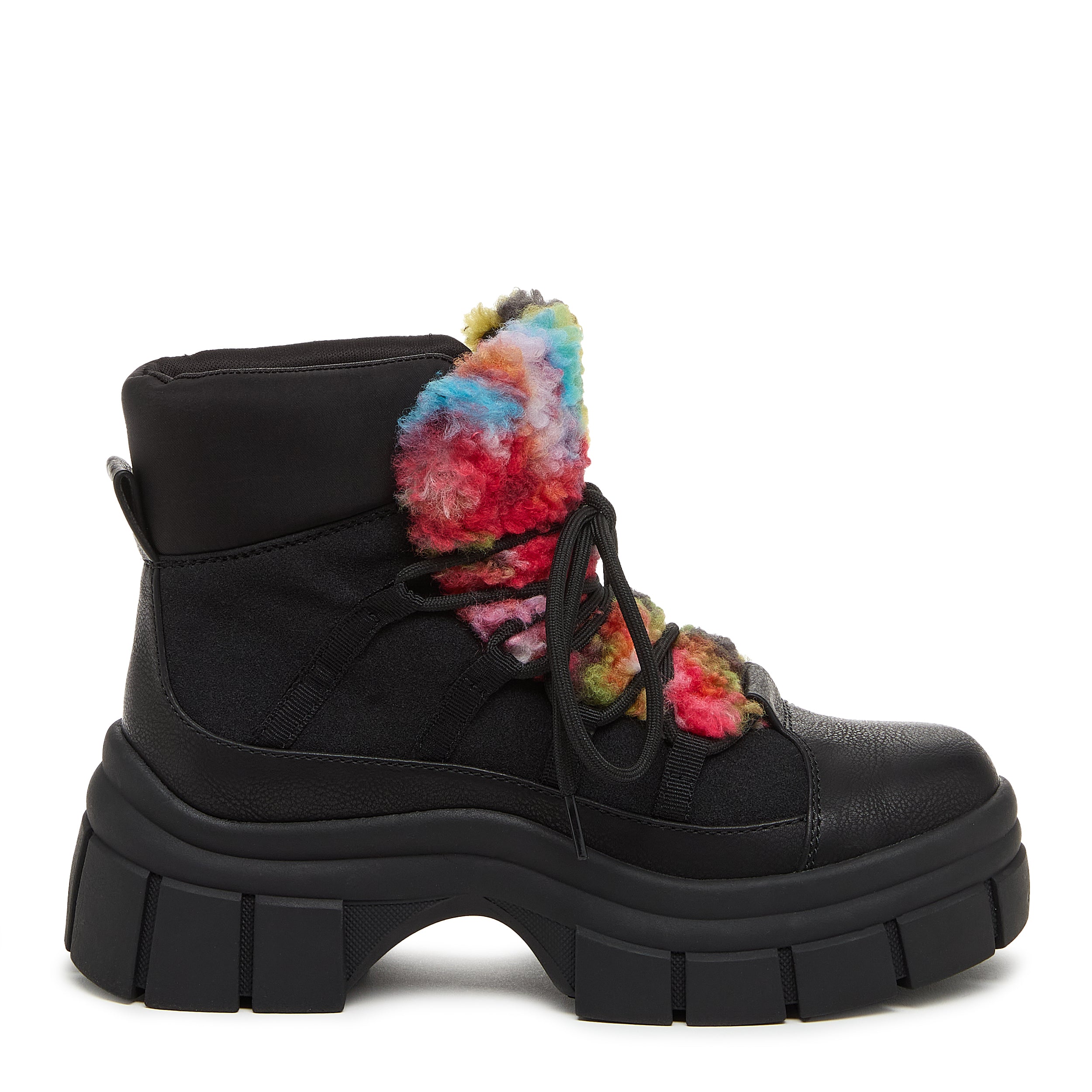 Rocket Dog Tiger black platform bootie, women's casual shoe