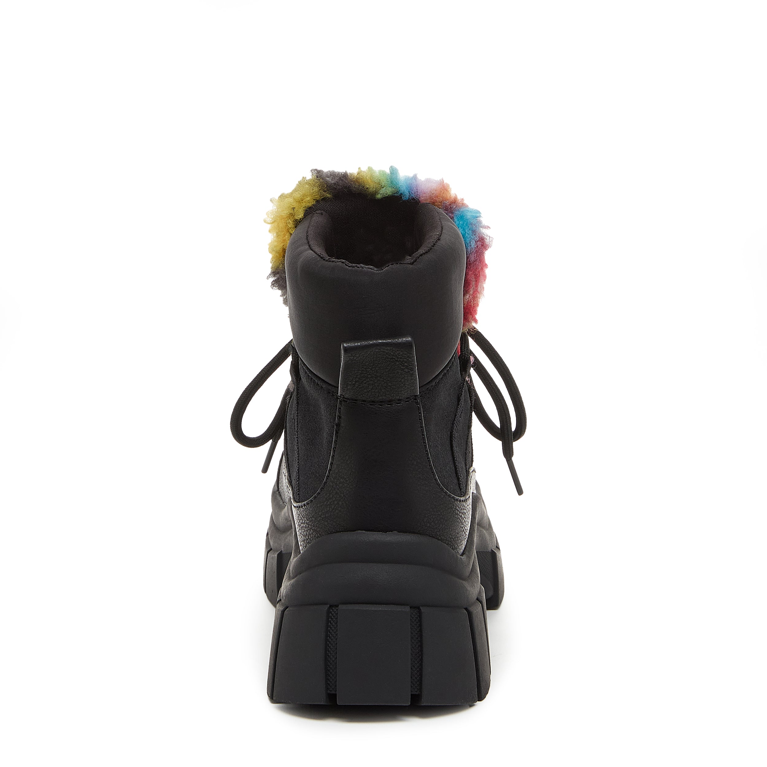 Rocket Dog Tiger women's black platform bootie, casual slip-on