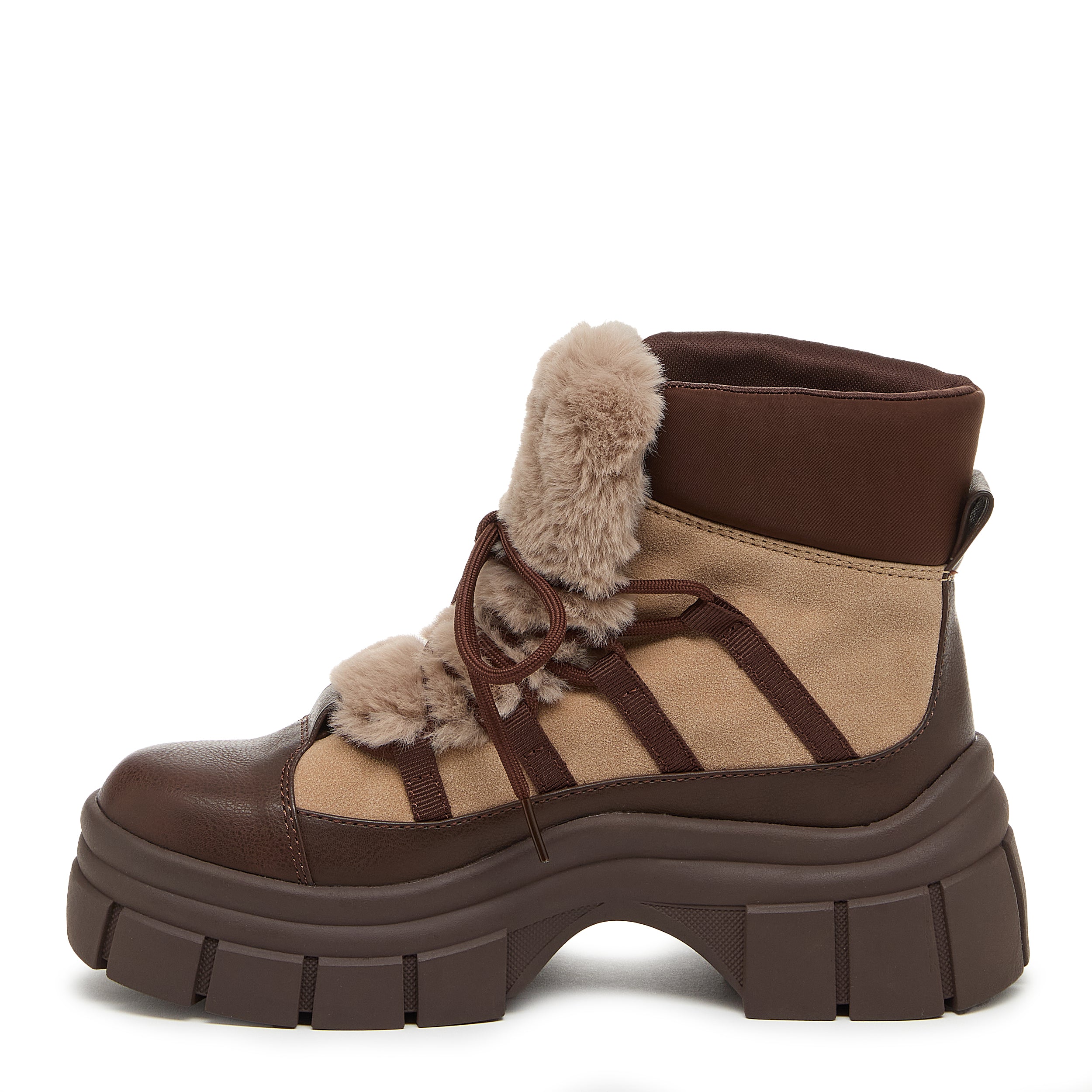 Rocket Dog Tiger women's brown platform bootie, casual slip-on