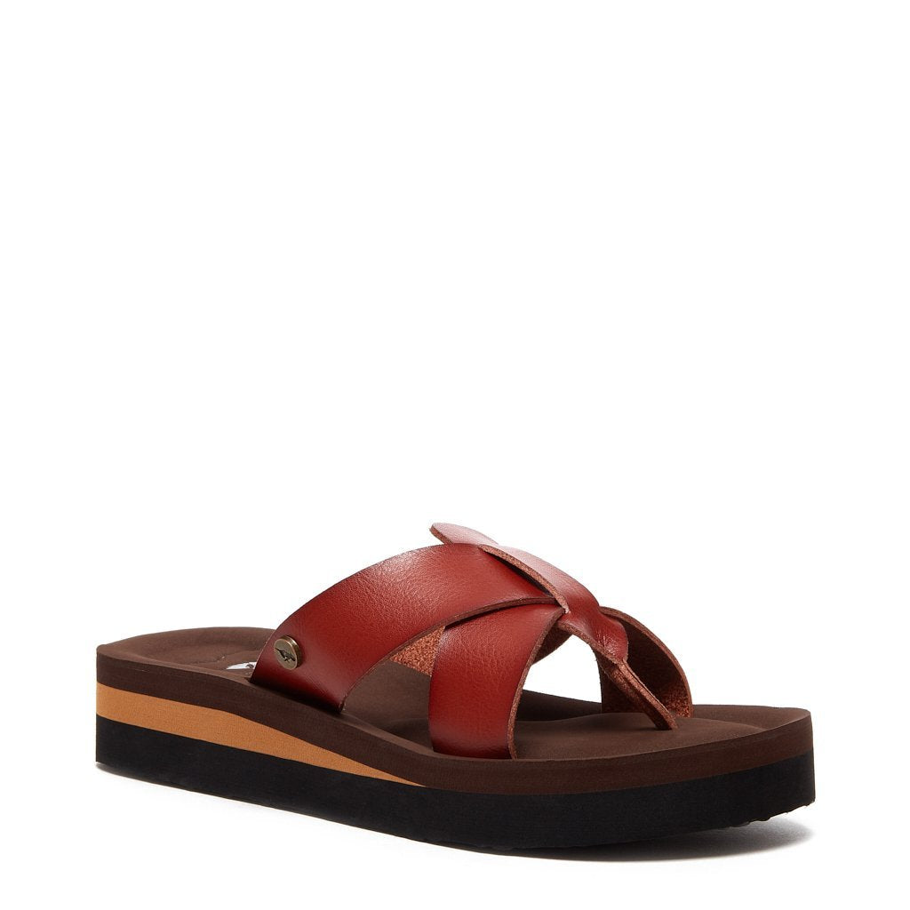 Women's brown flip flop, casual and comfortable – Rocket Dog Wilmer