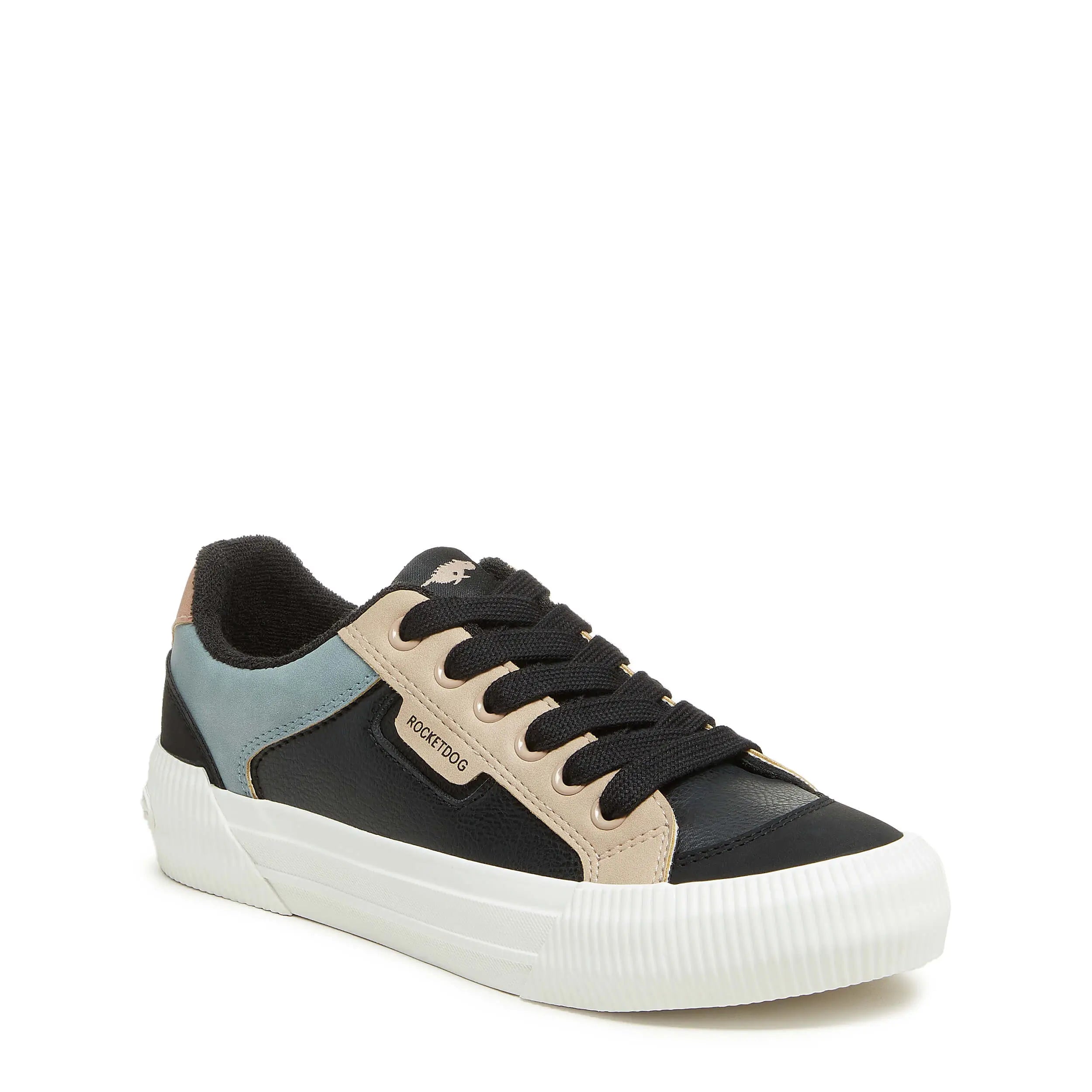 Color block sneaker with cushioned footbed, women's playful style – Rocket Dog Cheery
