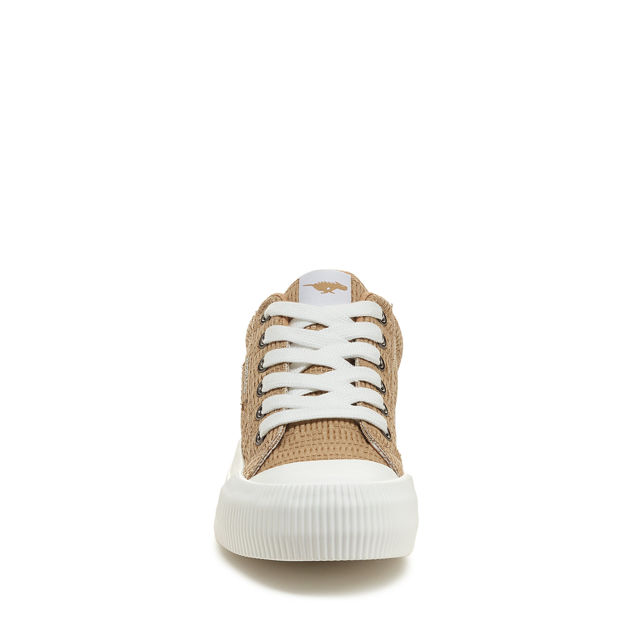 Tan women's sneaker with Rocket Dog comfort, playful style