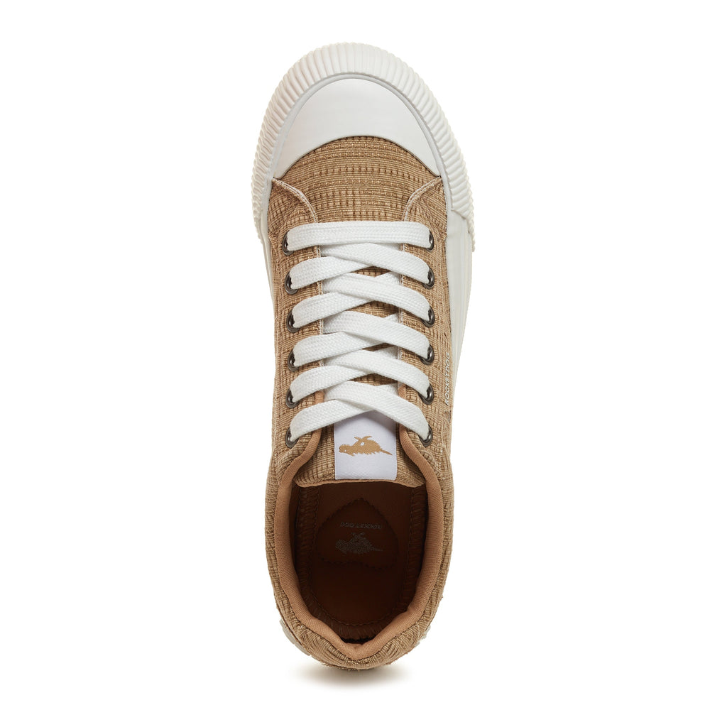 Rocket Dog Cheery tan sneaker, playful women's footwear