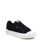 Black sneaker with cushioned footbed, women's playful style – Rocket Dog Cheery