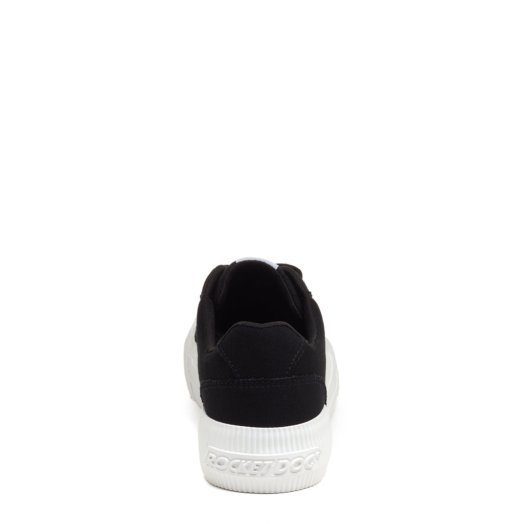 Rocket Dog Cheery women's black sneaker, playful slip-on