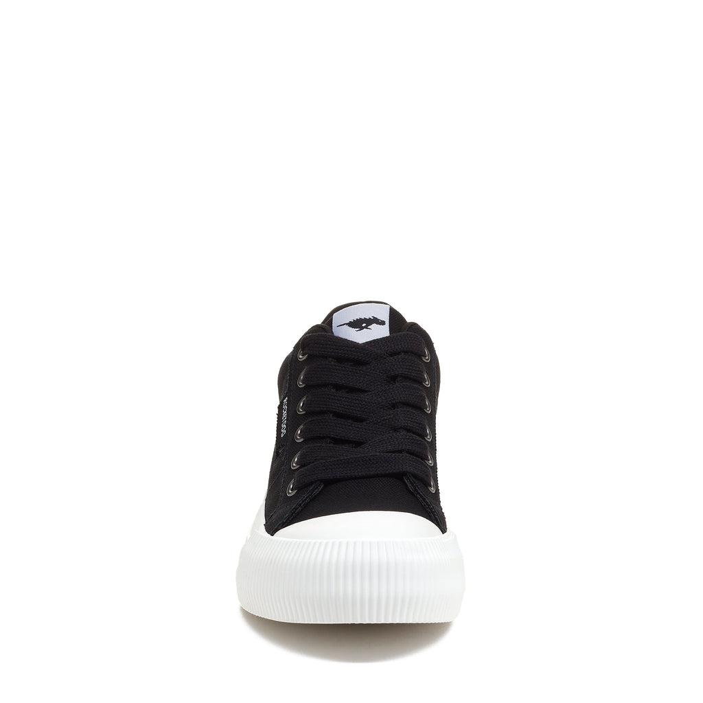 Black women's sneaker with Rocket Dog comfort, playful style