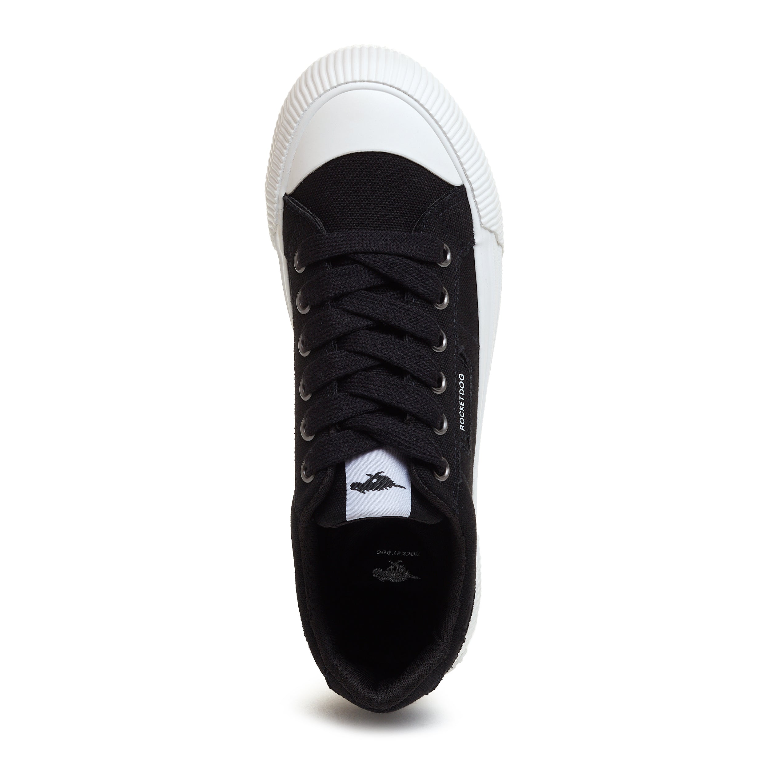 Rocket Dog Cheery black sneaker, playful women's footwear