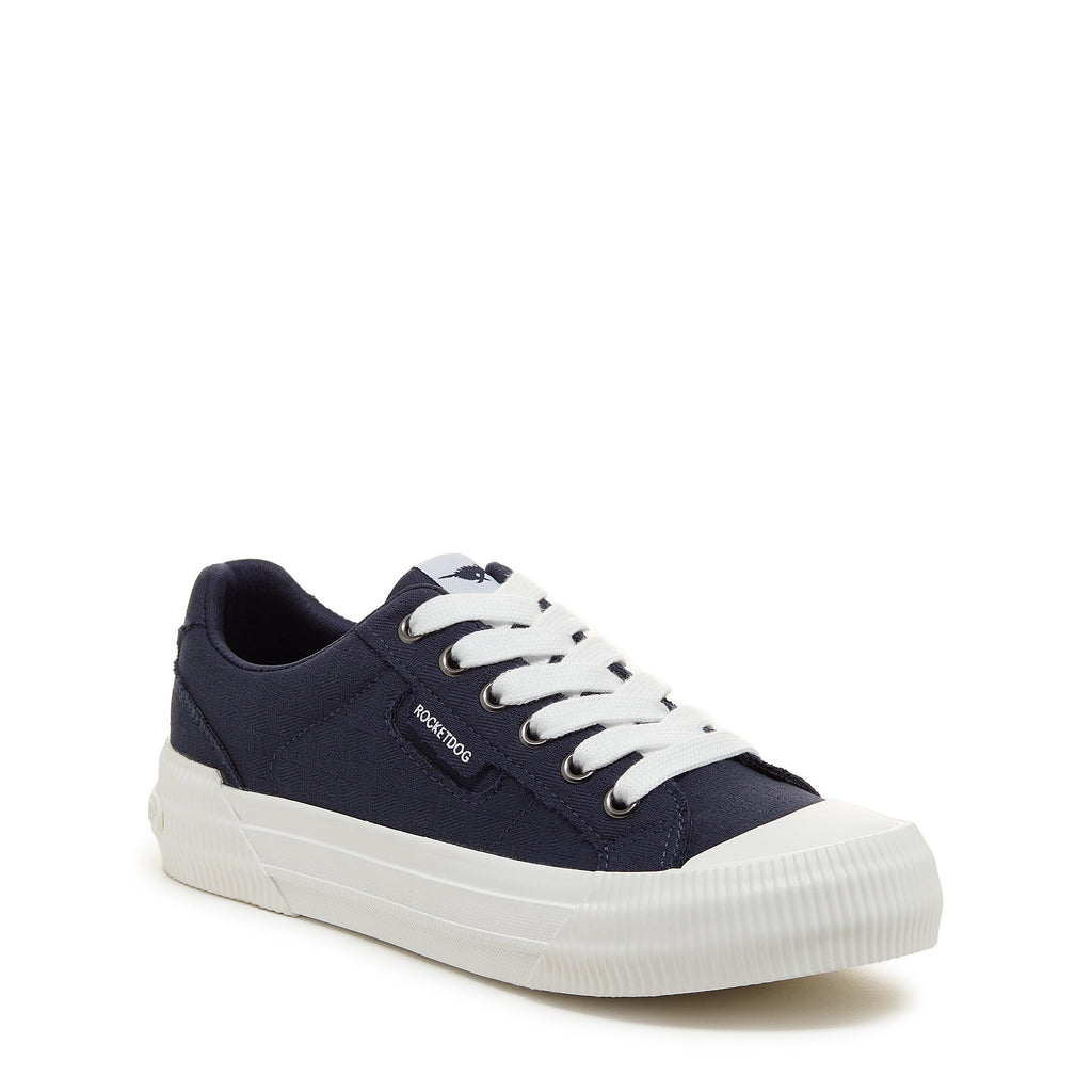Women's navy sneaker, playful and comfortable – Rocket Dog Cheery