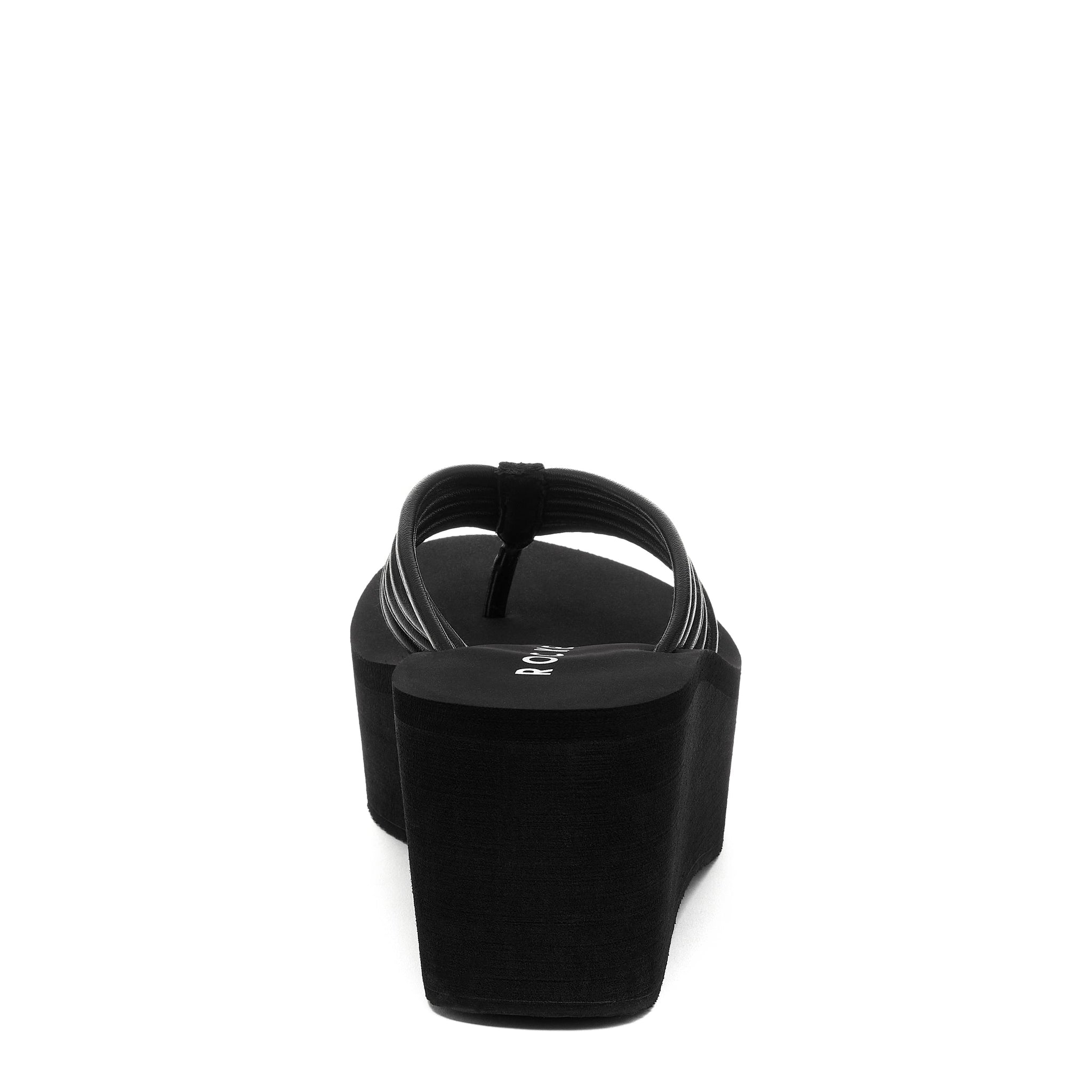 Rocket Dog® Women's Crushcage Black Strappy Platform Flip Flop