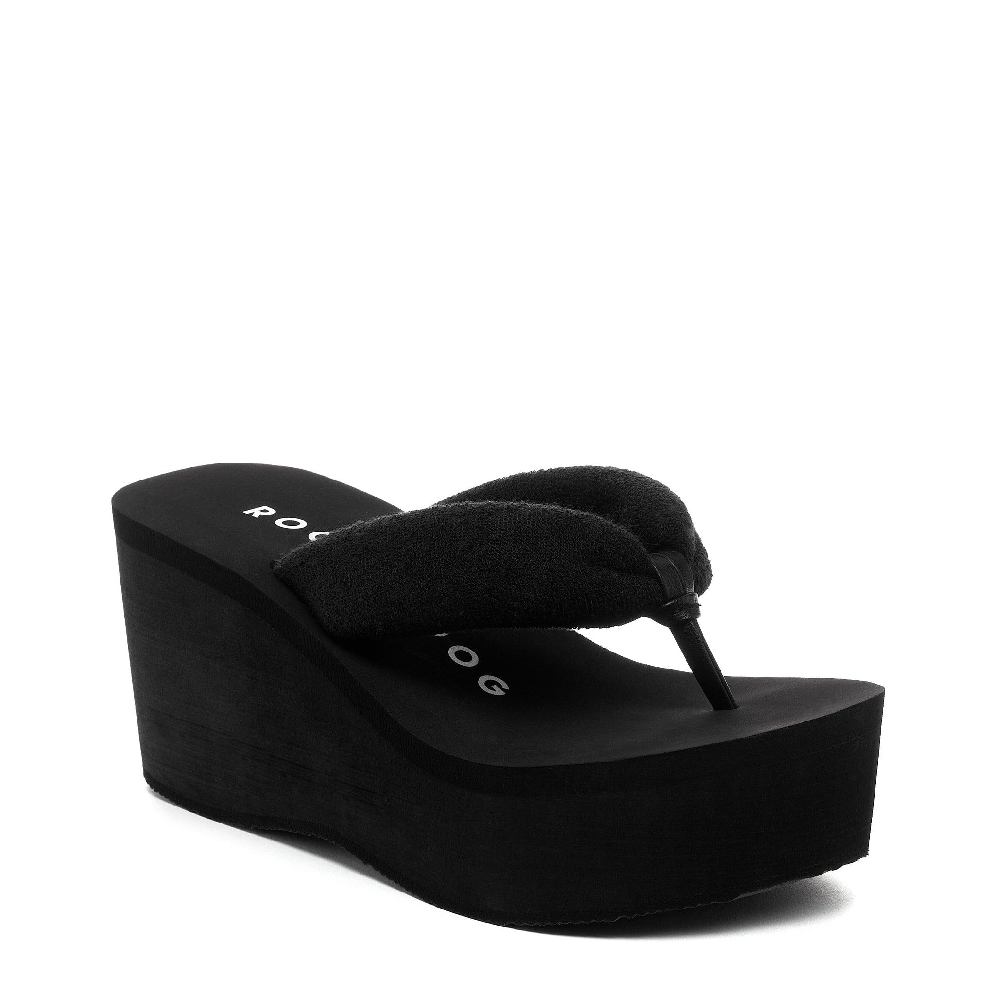 Crushpuff Black Platform Flip Flop Rocket Dog  crushpuff-black-platform-flip-flop-rocket-dog