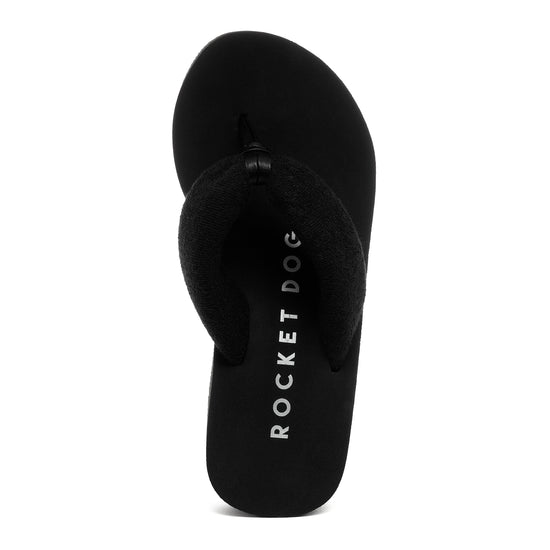 Crushpuff Black Platform Flip Flop Rocket Dog®