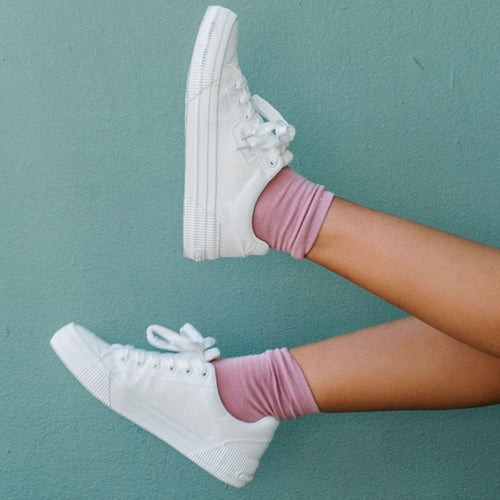 Women's white sneaker, playful and comfortable – Rocket Dog Cheery