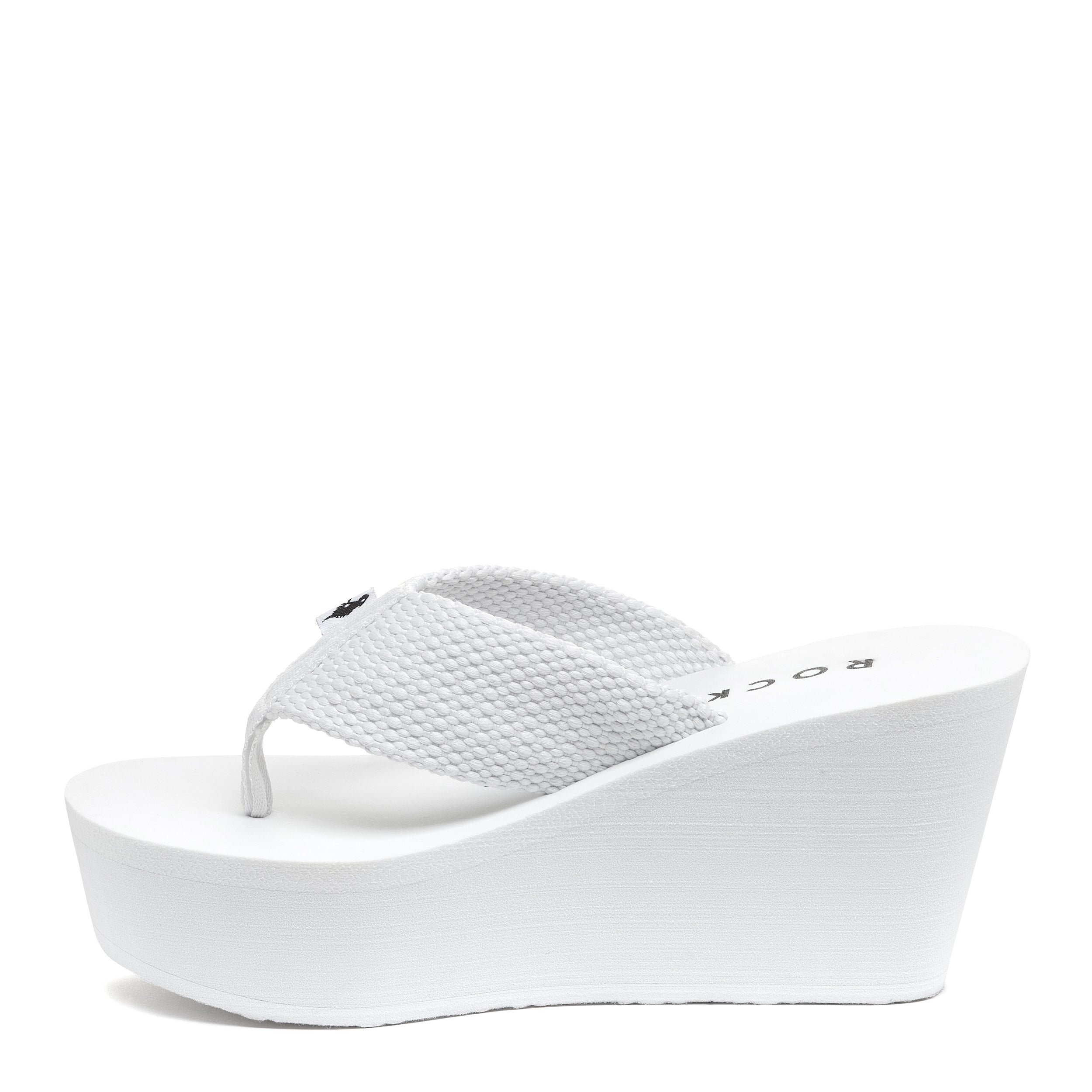 Rocket Dog Diver women's white flip flop, casual slip-on