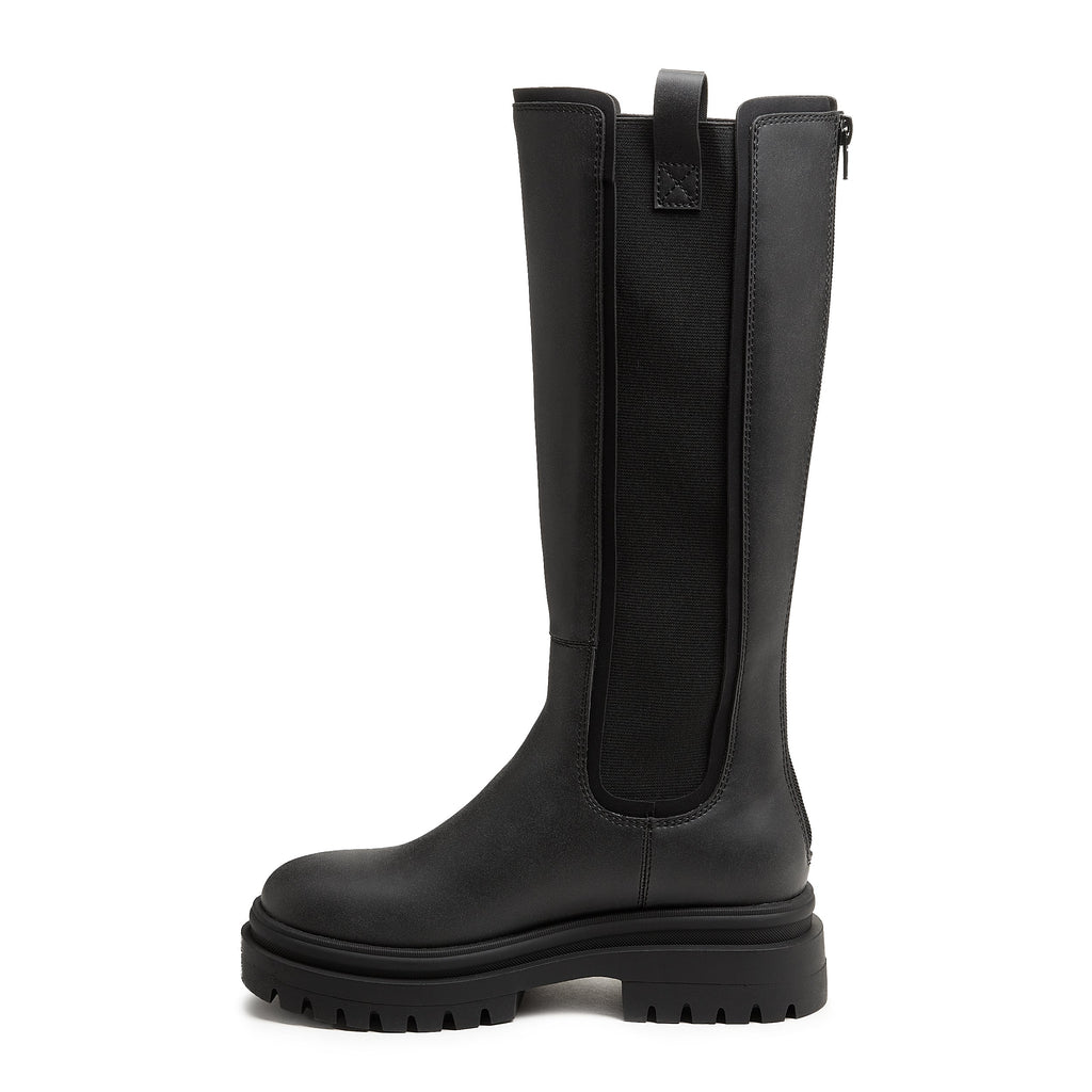 Black boot with cushioned footbed, women's everyday style – Rocket Dog Drea