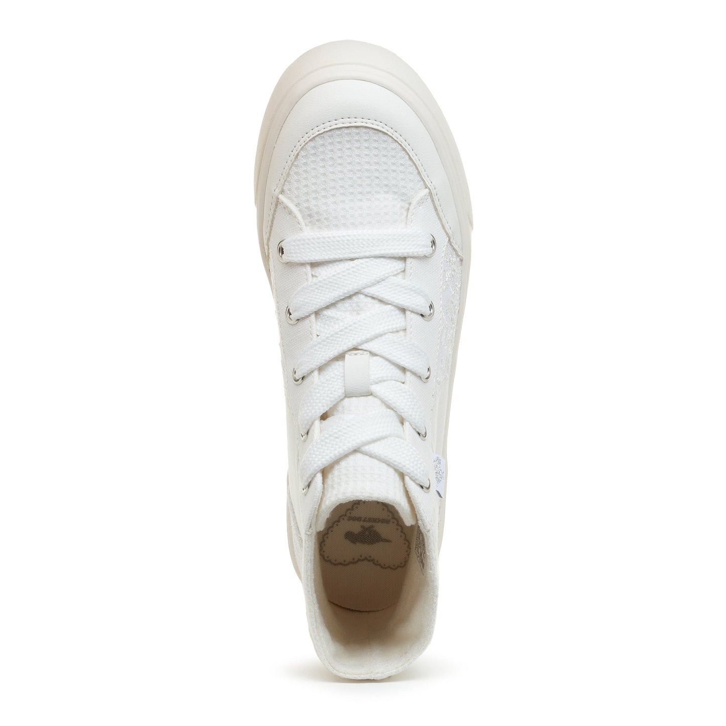 Rocket Dog® Women's Flair White Patchwork Platform Sneaker