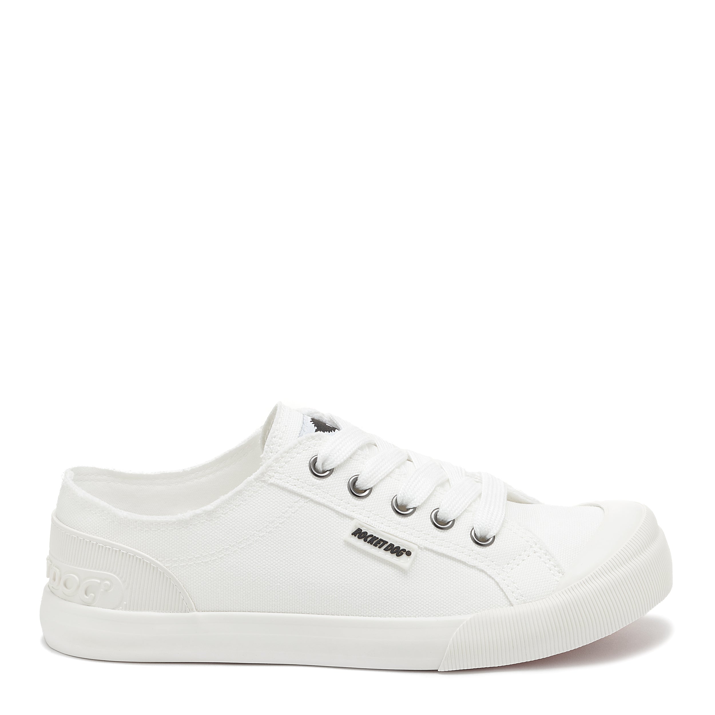 Rocket Dog Jazzin white sneaker, women's playful shoe