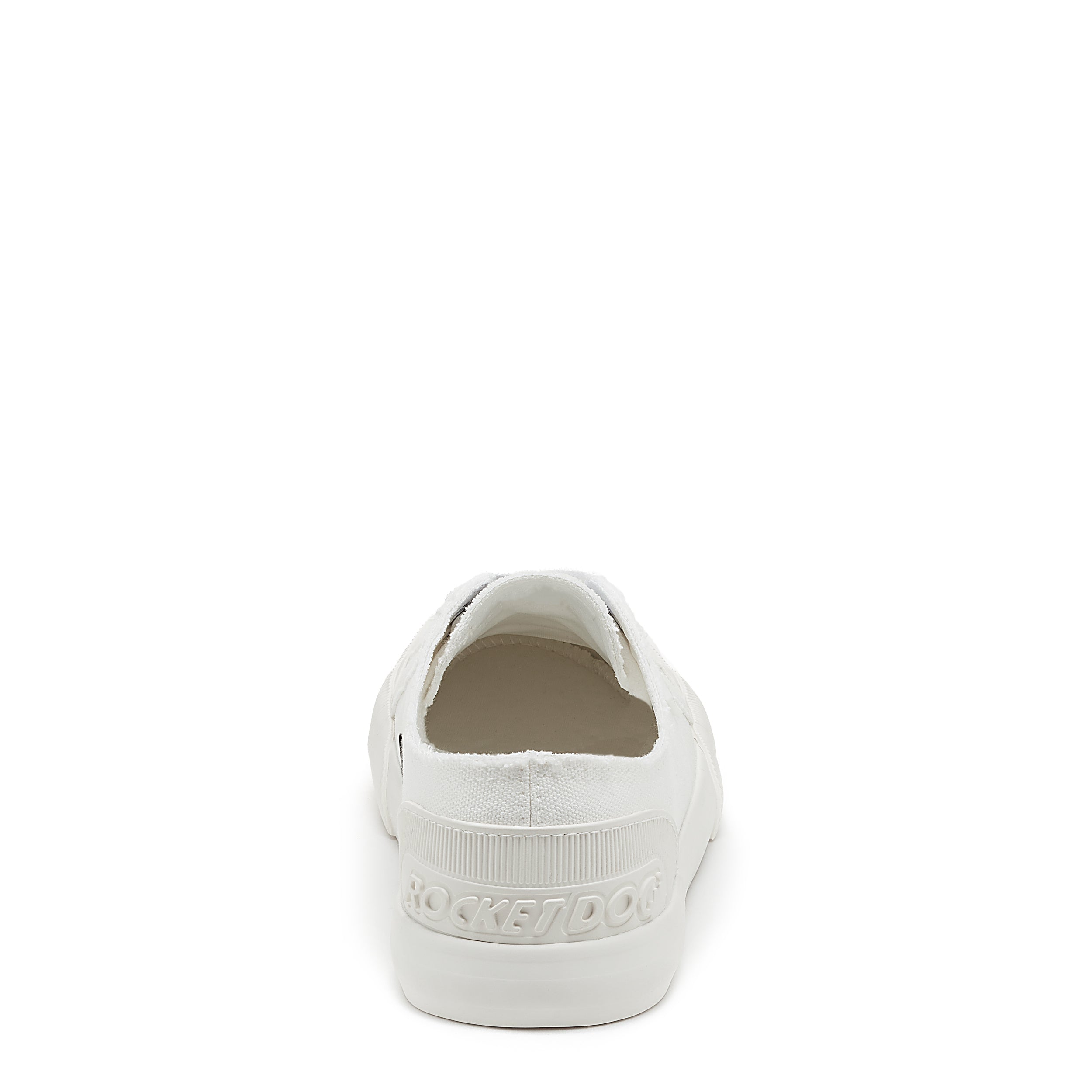 Rocket Dog Jazzin women's white sneaker, playful slip-on
