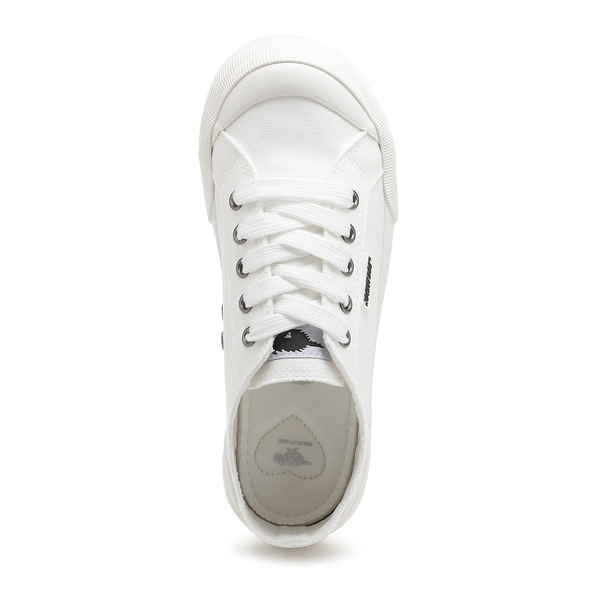 Rocket Dog Jazzin white sneaker, playful women's footwear