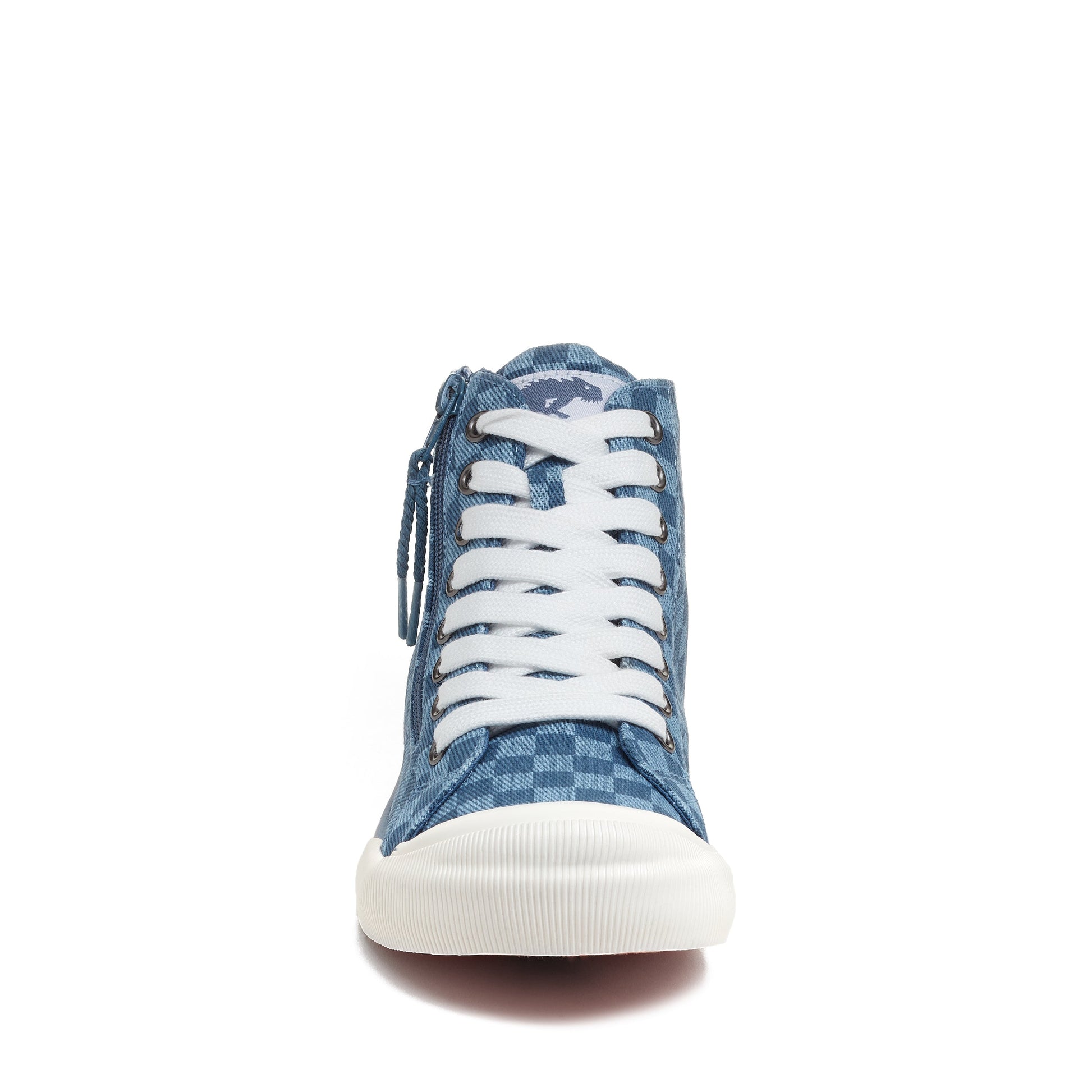 Rocket Dog® Jazzin Blue Checkered High Top Sneaker
