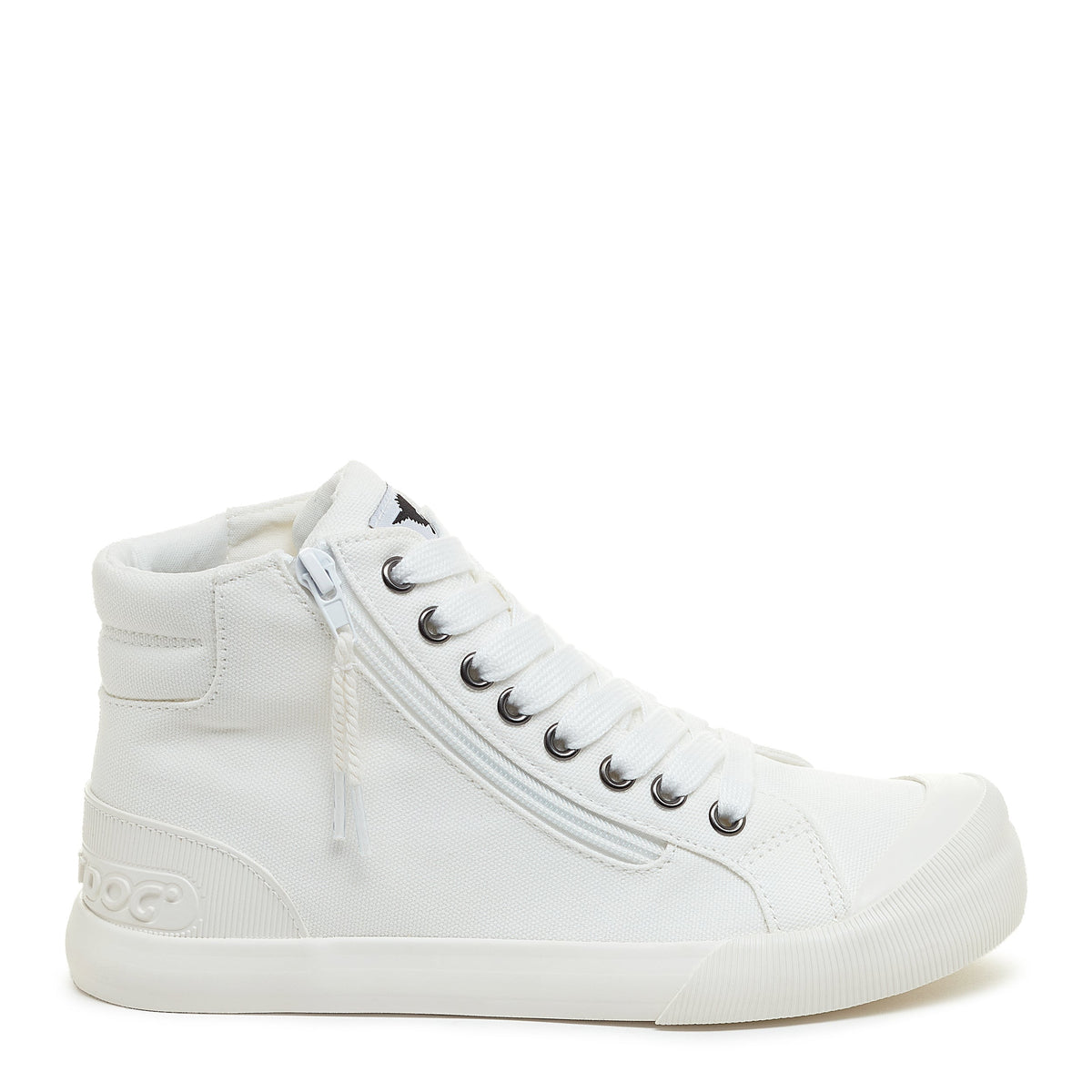 Rocket Dog Jazzin white sneaker, women's playful shoe