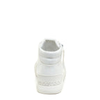 White sneaker with cushioned footbed, women's playful style – Rocket Dog Jazzin