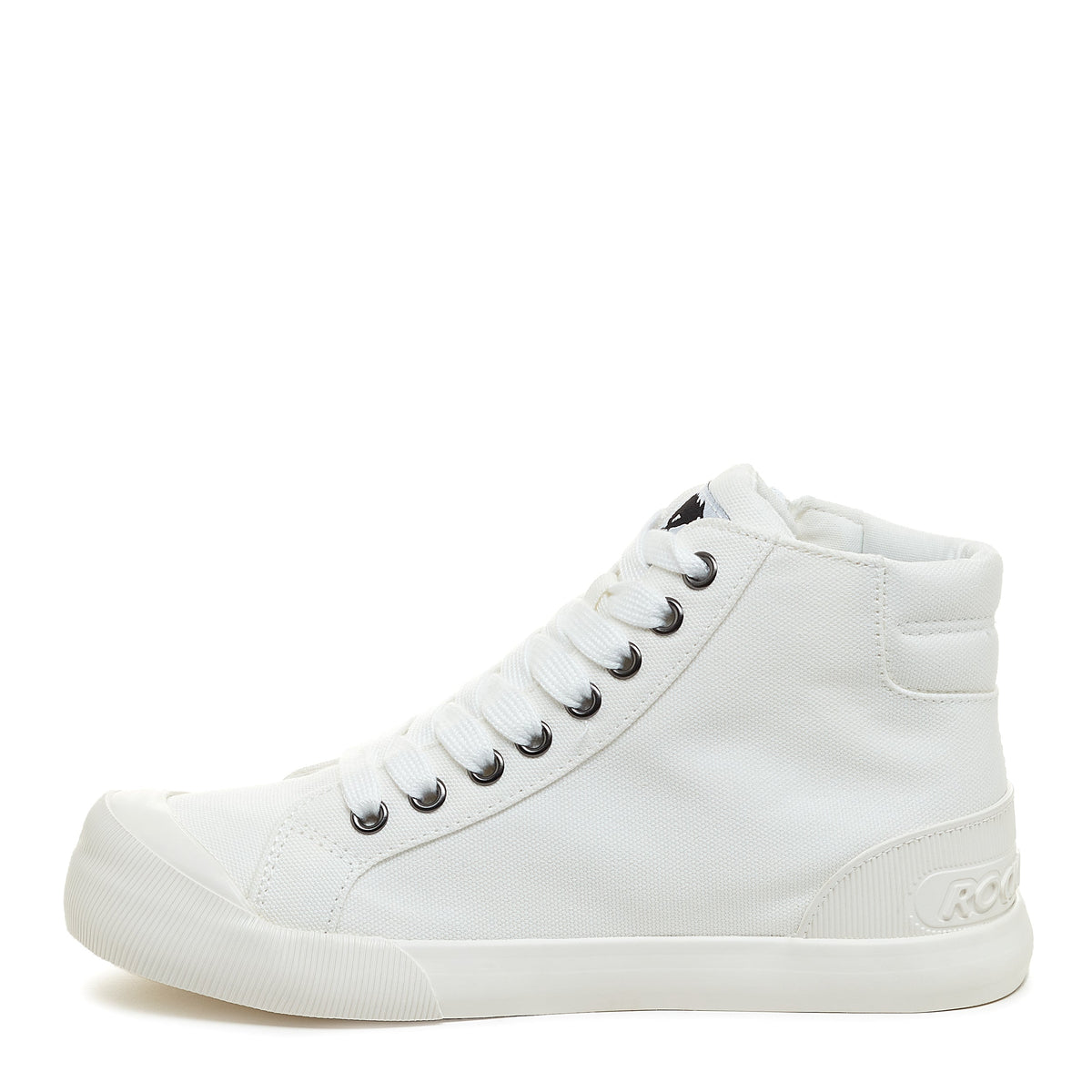 Rocket Dog Jazzin women's white sneaker, playful slip-on