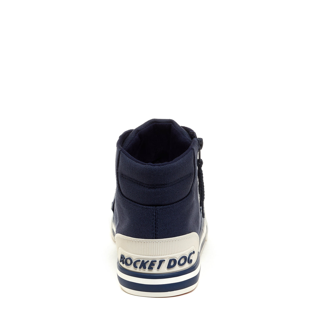 Navy sneaker with cushioned footbed, women's playful style – Rocket Dog Jazzin