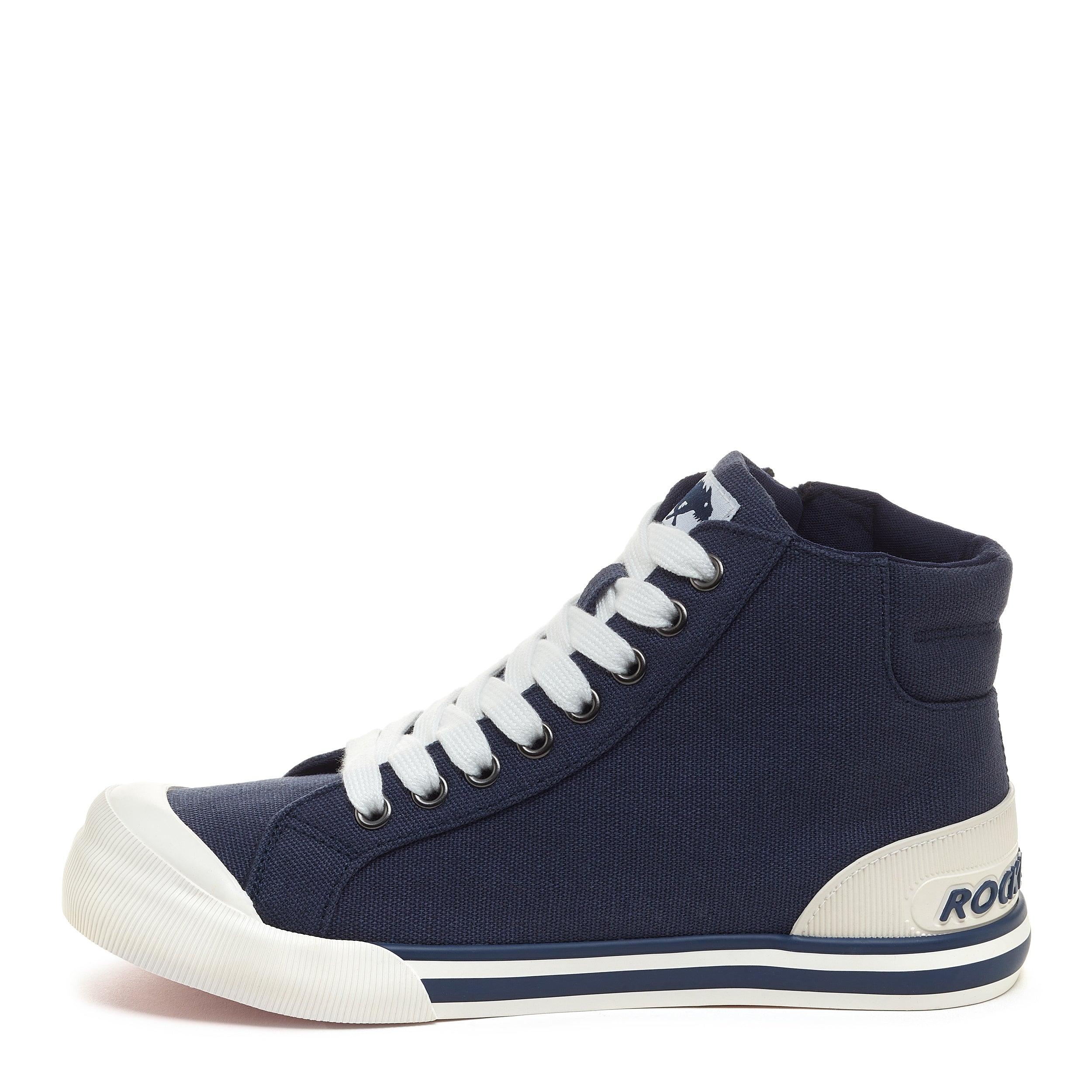 Rocket Dog Jazzin women's navy sneaker, playful slip-on