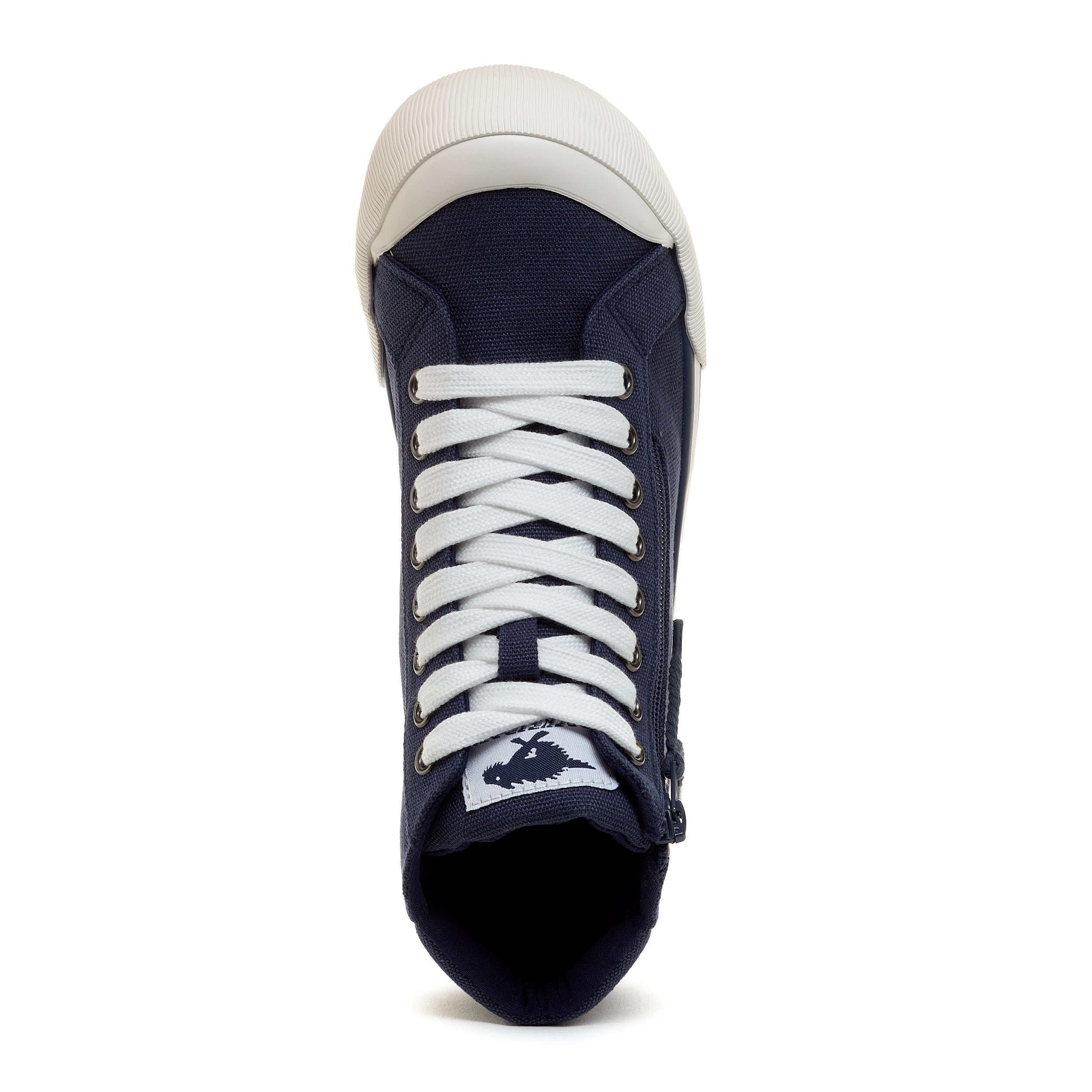 Navy women's sneaker with Rocket Dog comfort, playful style