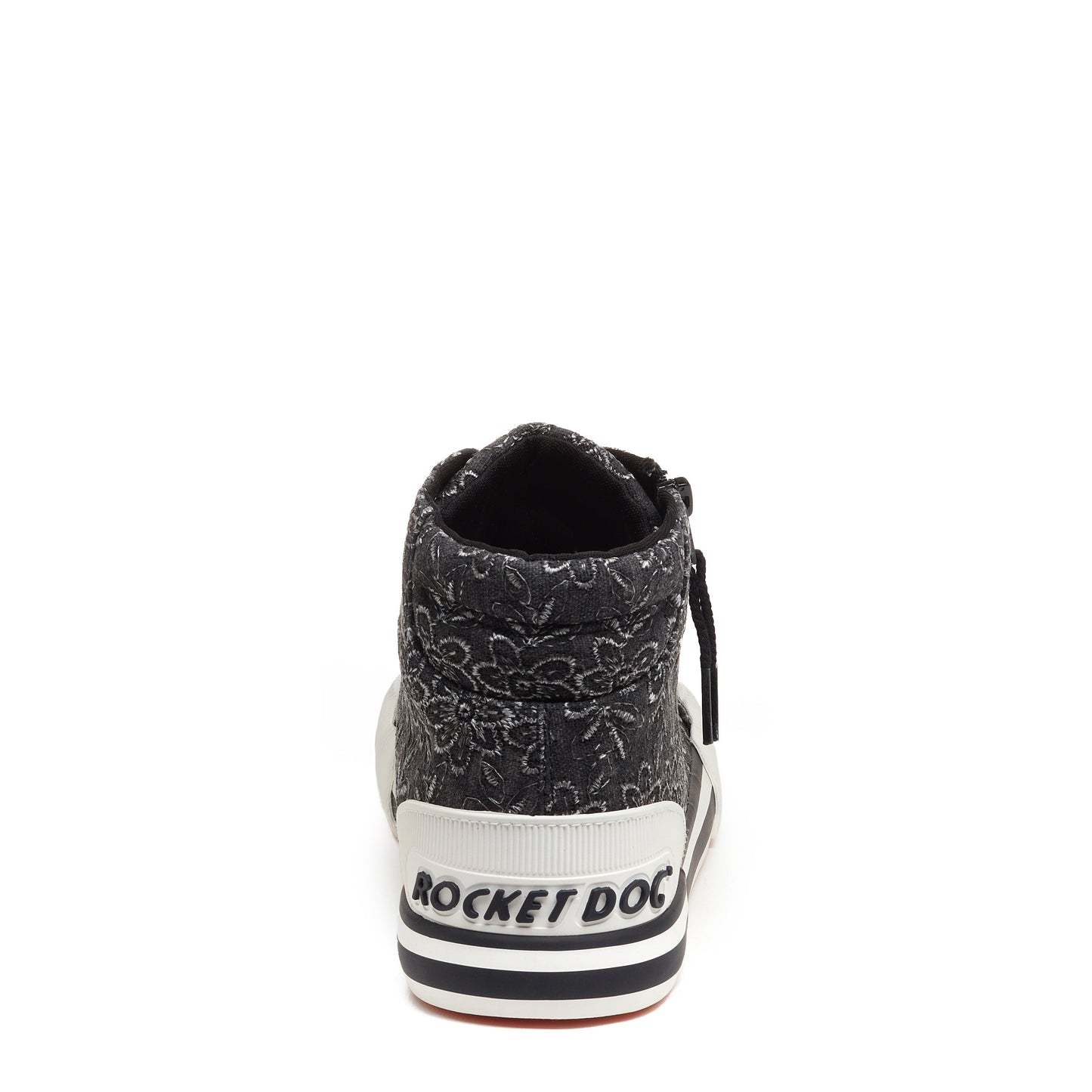 Rocket Dog® Jazzin Black Eyelet Floral High Top Sneaker