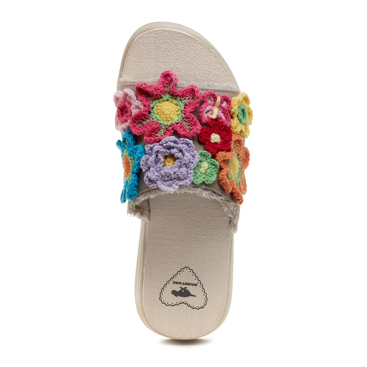 Rocket Dog® Women's Novel Floral Crochet Slide Sandal