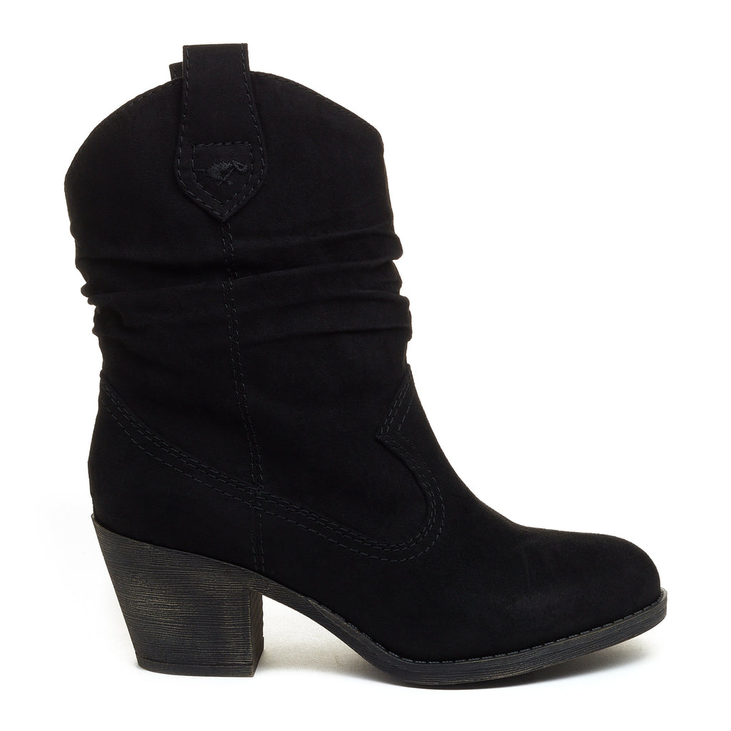 Rocket Dog Sheriff black western boot, women's everyday shoe