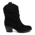 Rocket Dog Sheriff black western boot, women's everyday shoe