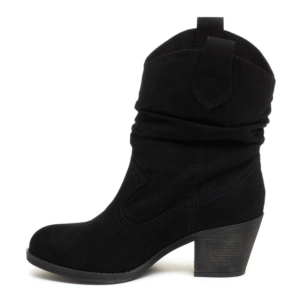 Women's everyday black western boot, easy wear – Rocket Dog Sheriff