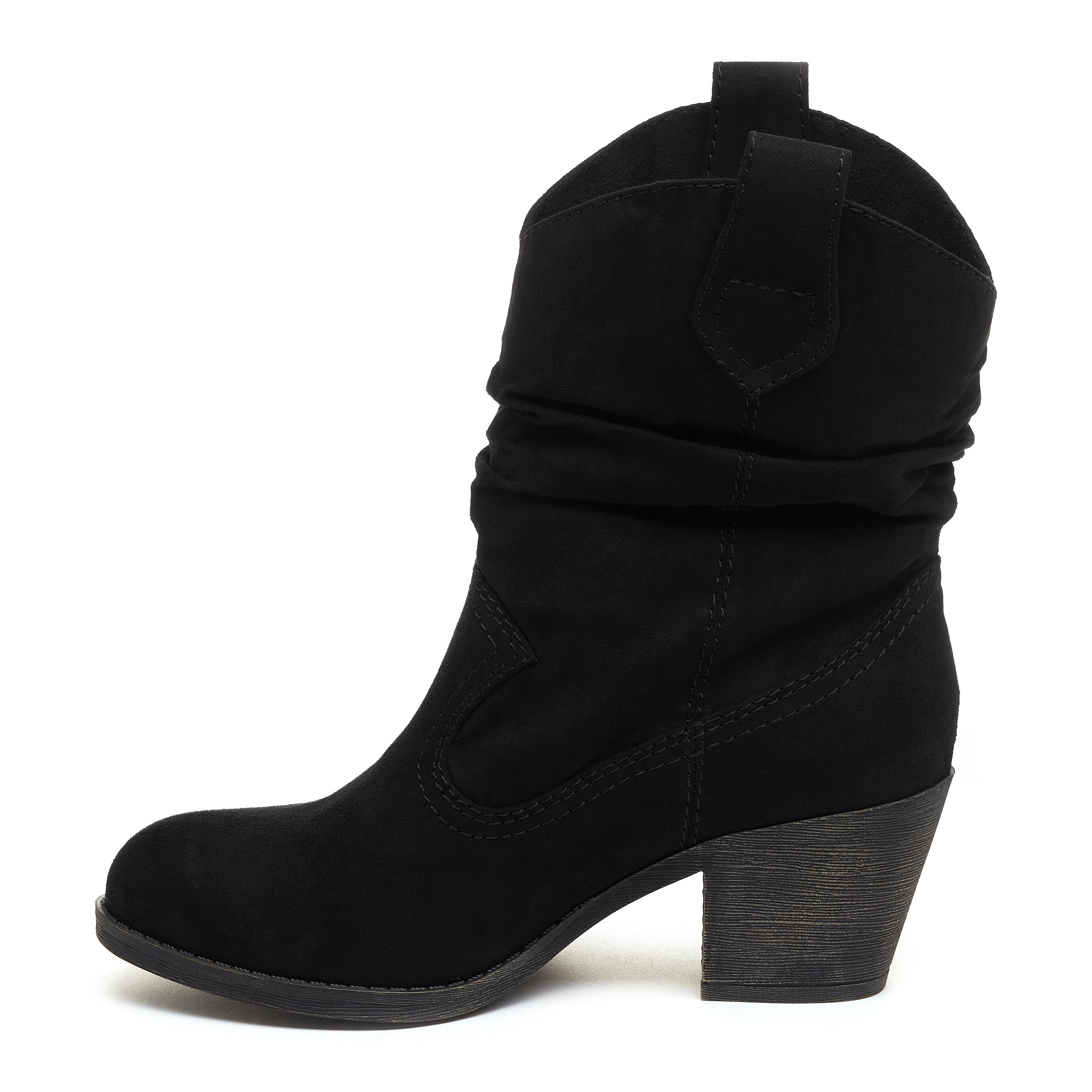 Women's everyday black western boot, easy wear – Rocket Dog Sheriff