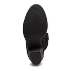 Women's black western boot slip-on, everyday wear – Rocket Dog Sheriff