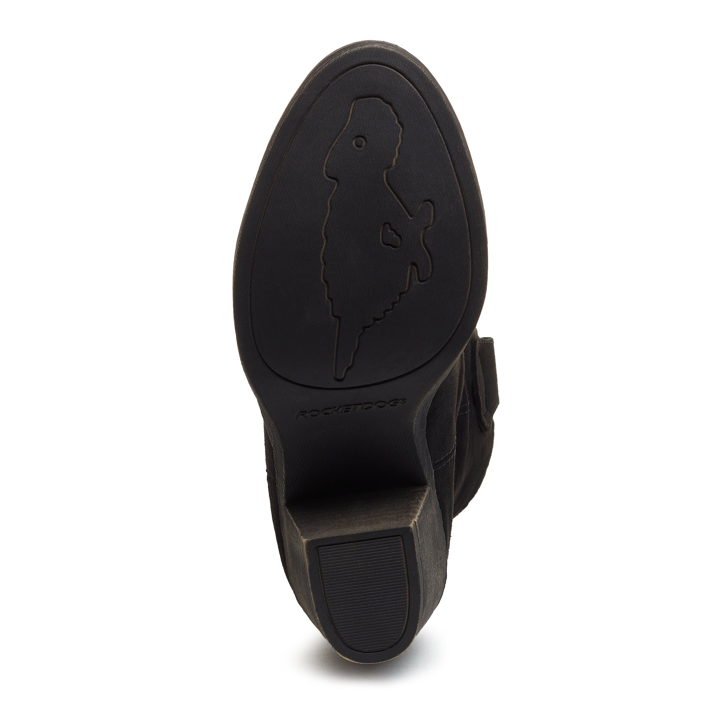 Women's black western boot slip-on, everyday wear – Rocket Dog Sheriff