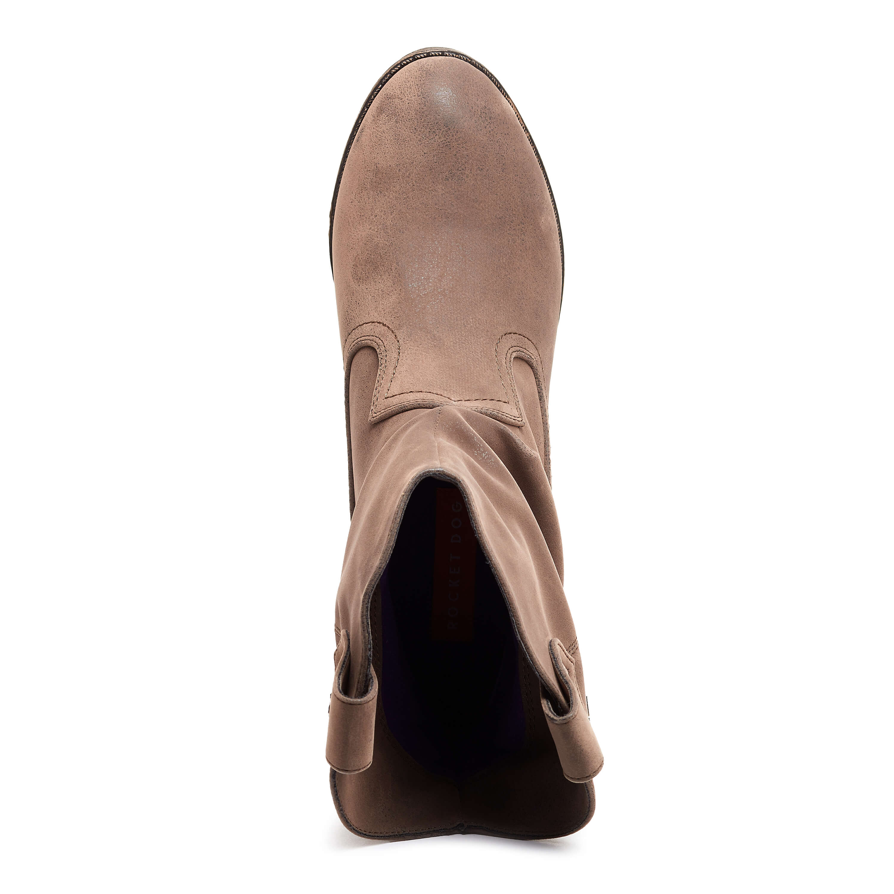 Rocket Dog Sheriff brown vintage western boot, women's everyday shoe