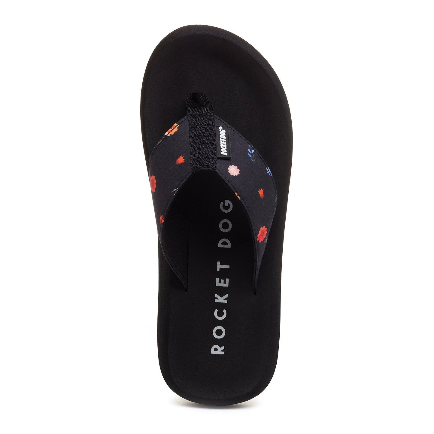 Rocket Dog® Spotlight Black Floral Flip Flop