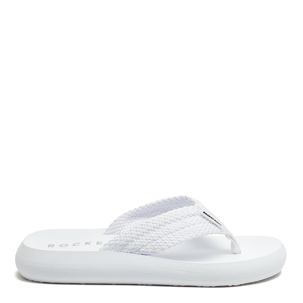 Sunset White Webbing Flip Flop | Women's flip flop | Rocket Dog