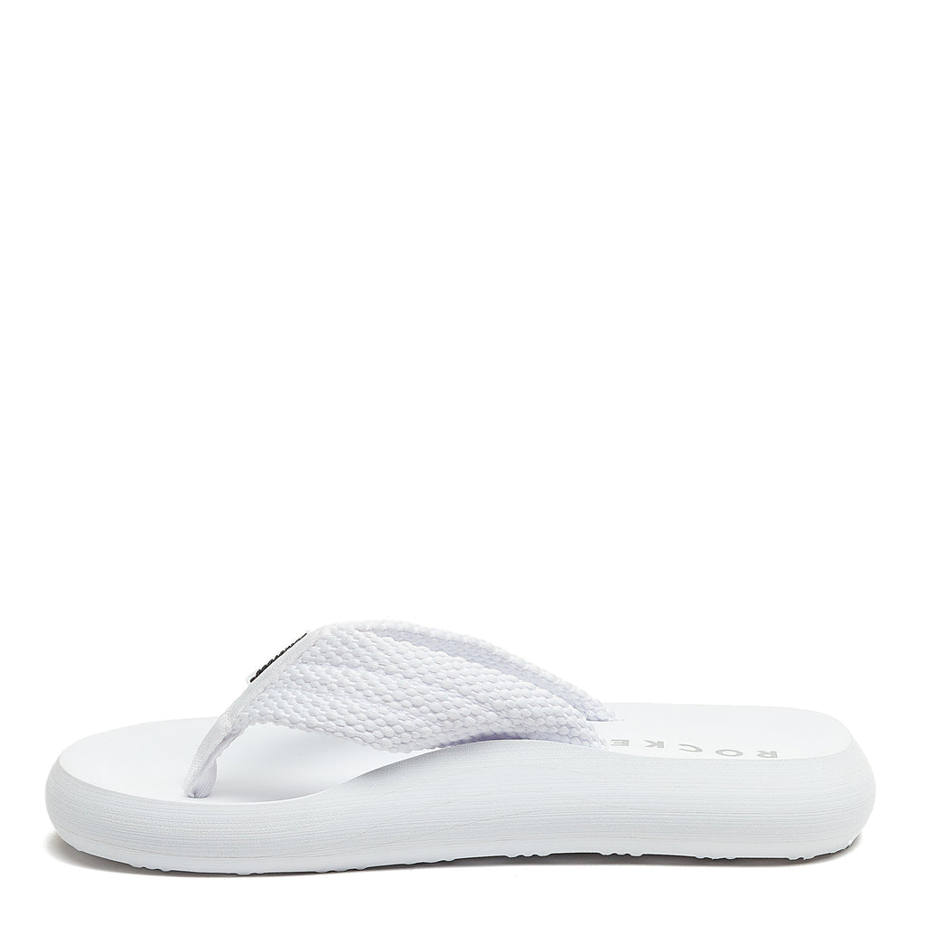 Sunset White Webbing Flip Flop | Webbing women's flip flop for everyday wear