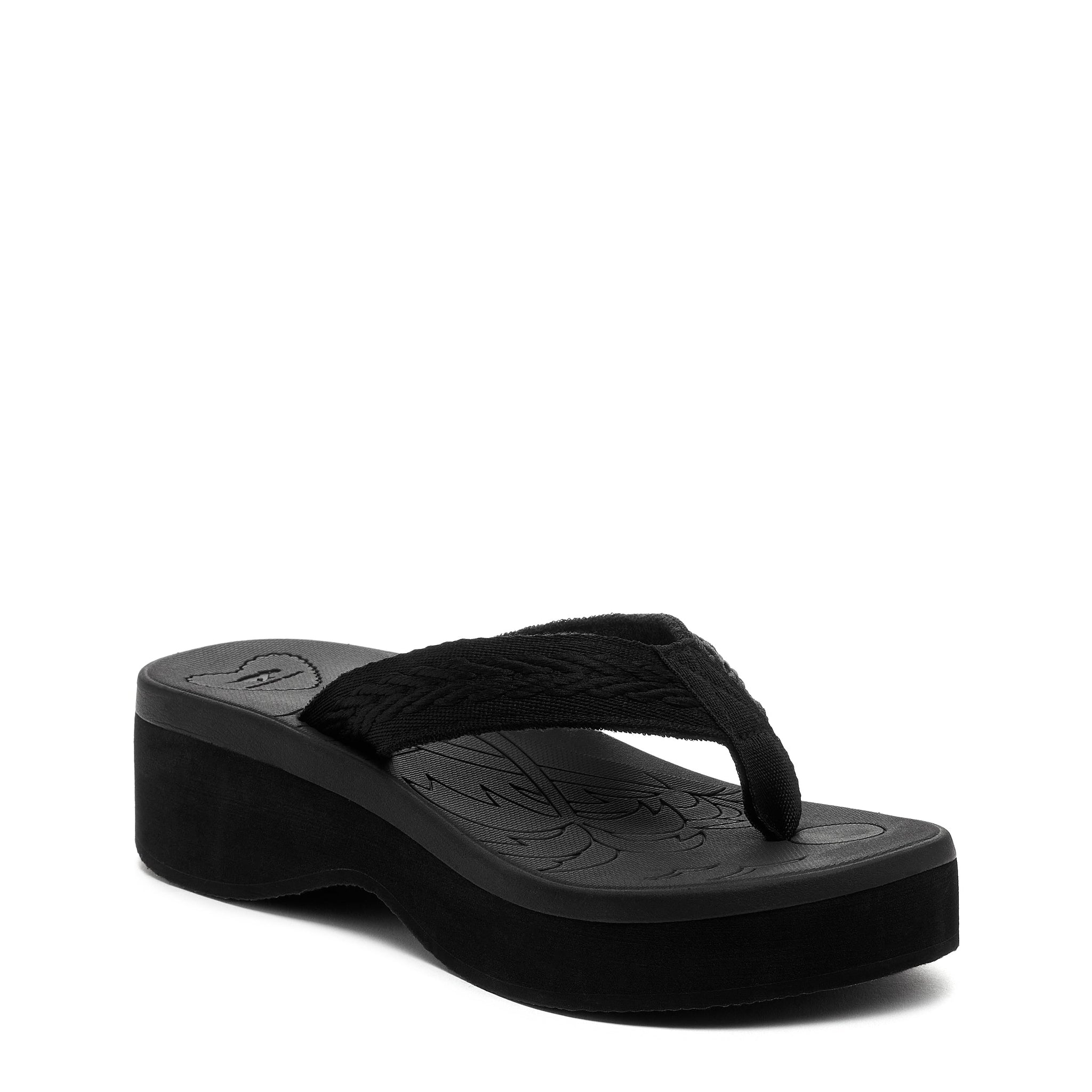Rocket Dog® Women's Tizzy Black Platform Flip Flop